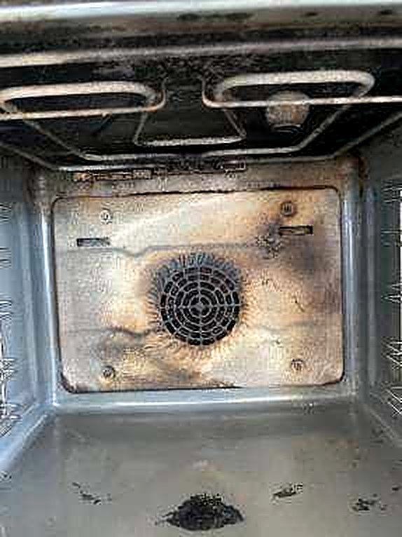 Oven before