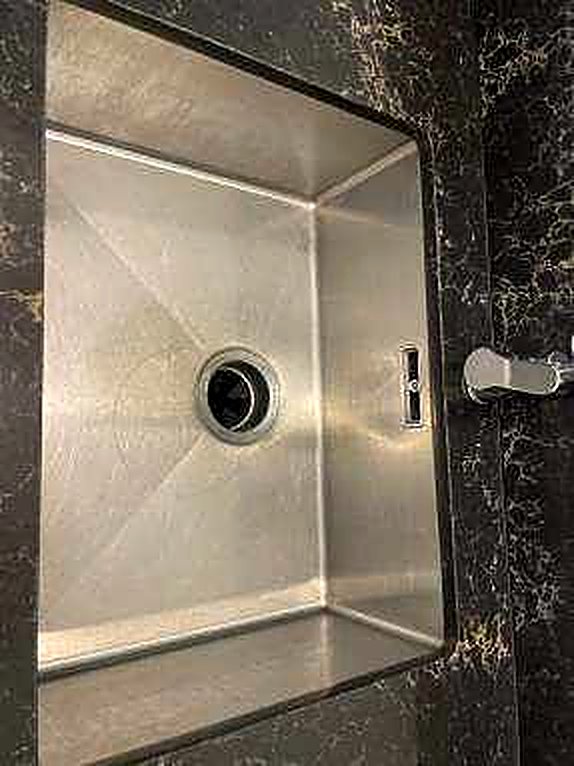 Kitchen sink after