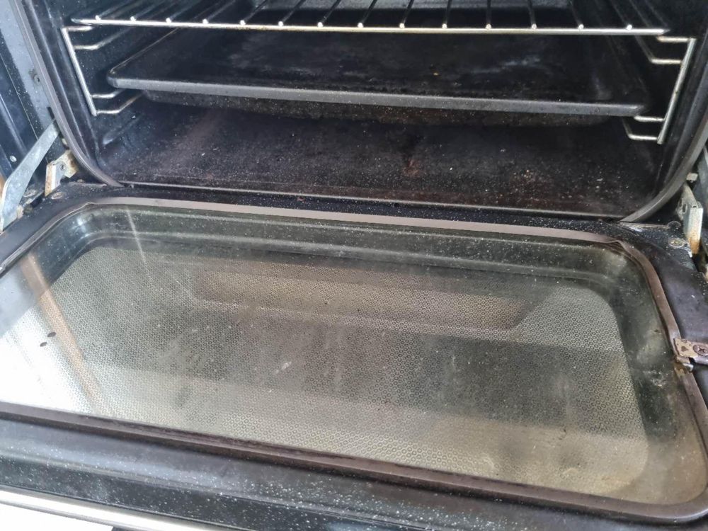 Oven tray after