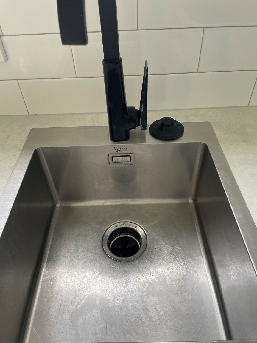 Kitchen sink after