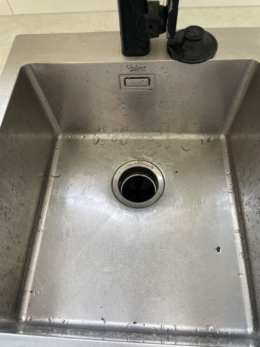 Kitchen sink before