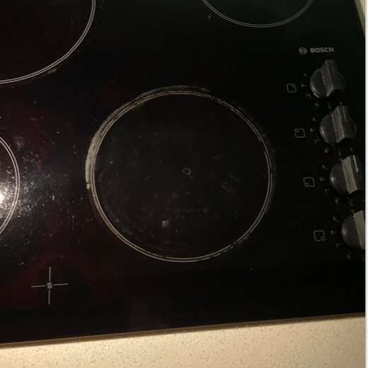 Cooktop after